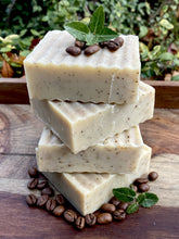 Load image into Gallery viewer, Exfoliating Coffee Peppermint Soap