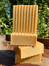 Load image into Gallery viewer, Shea Butter Turmeric Soap 3 Pack
