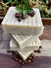 Load image into Gallery viewer, Exfoliating Coffee Peppermint Soap